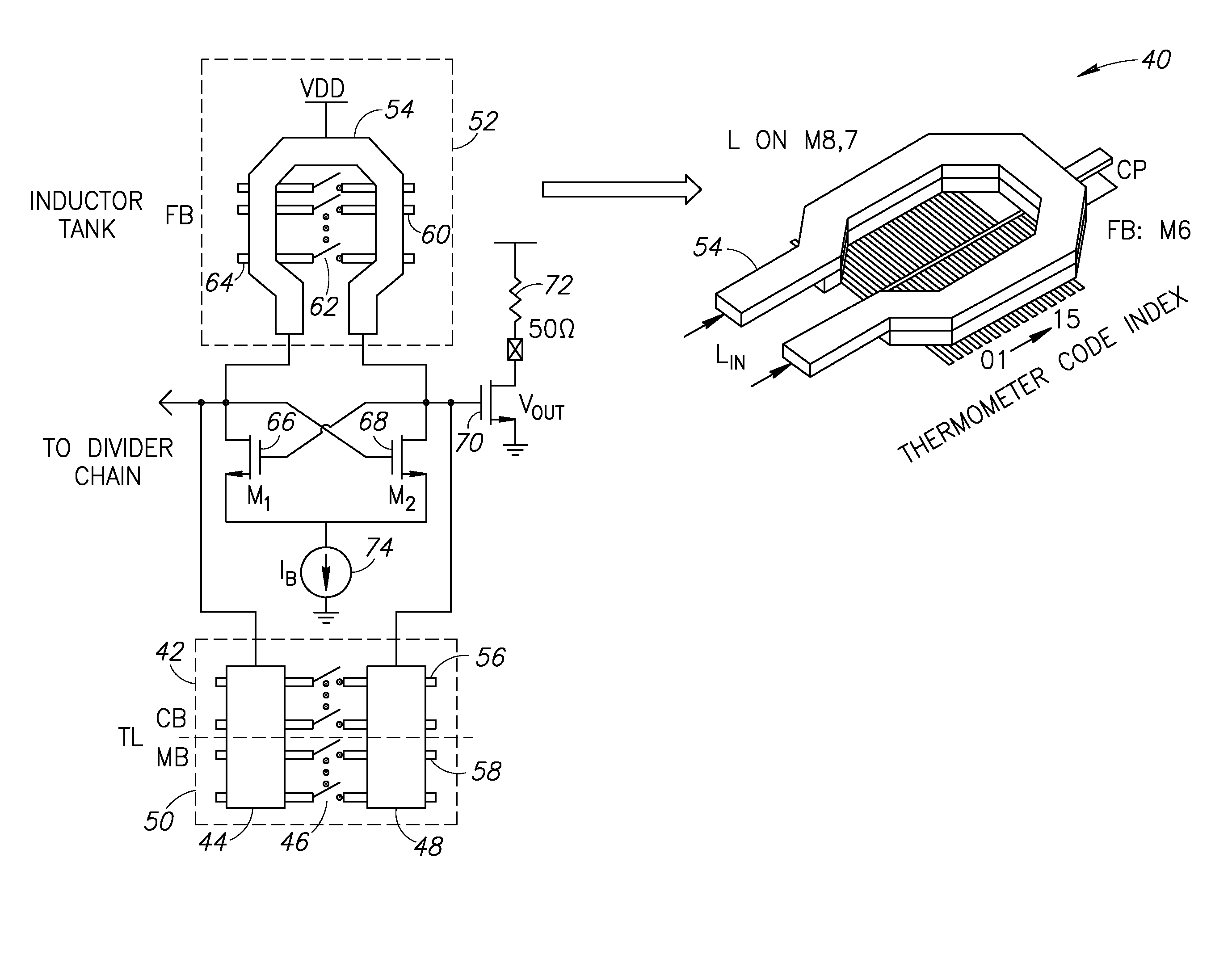 High resolution millimeter wave digitally controlled oscillator with reconfigurable distributed metal capacitor passive resonators