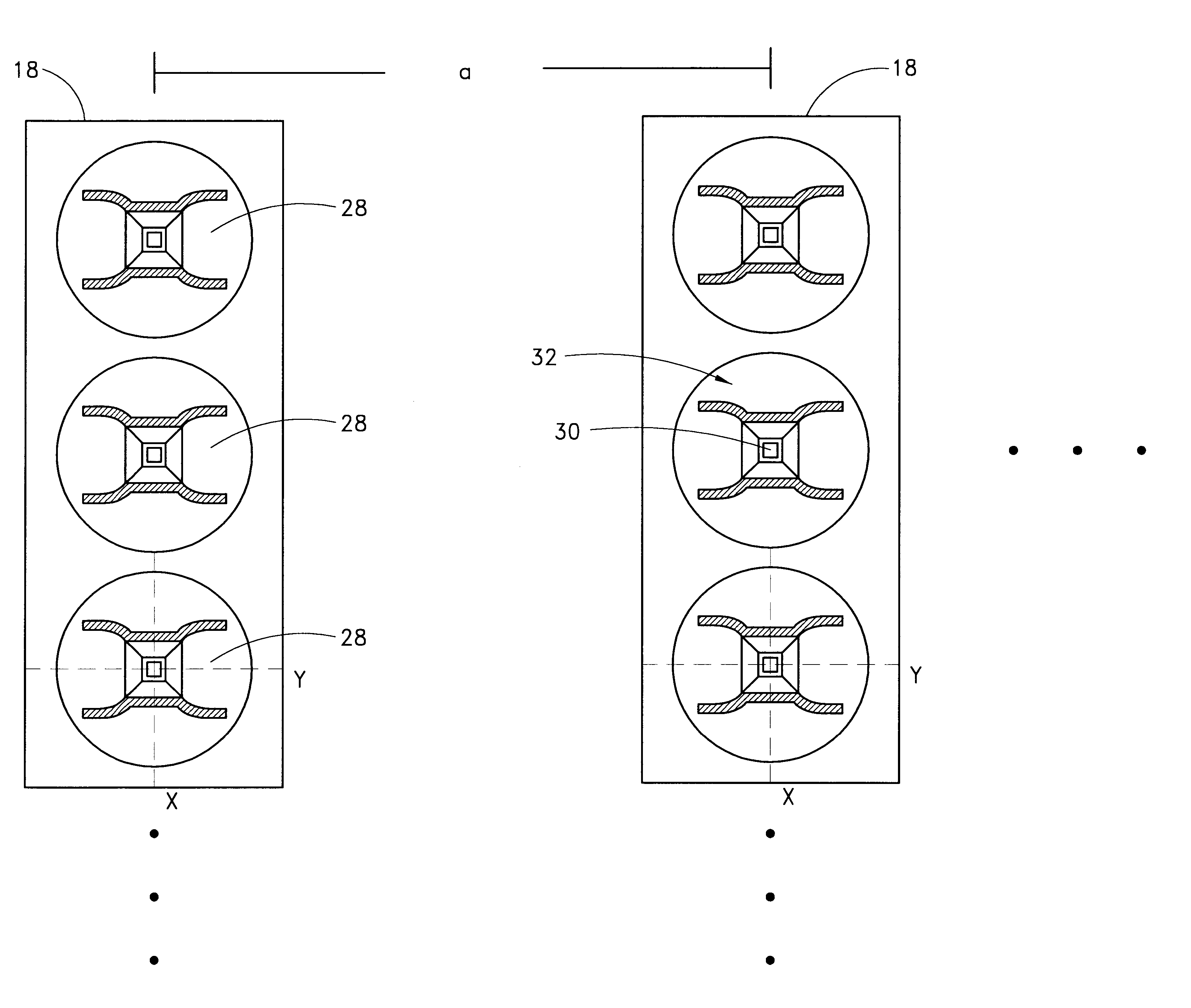 LED light source with field-of-view-controlling optics