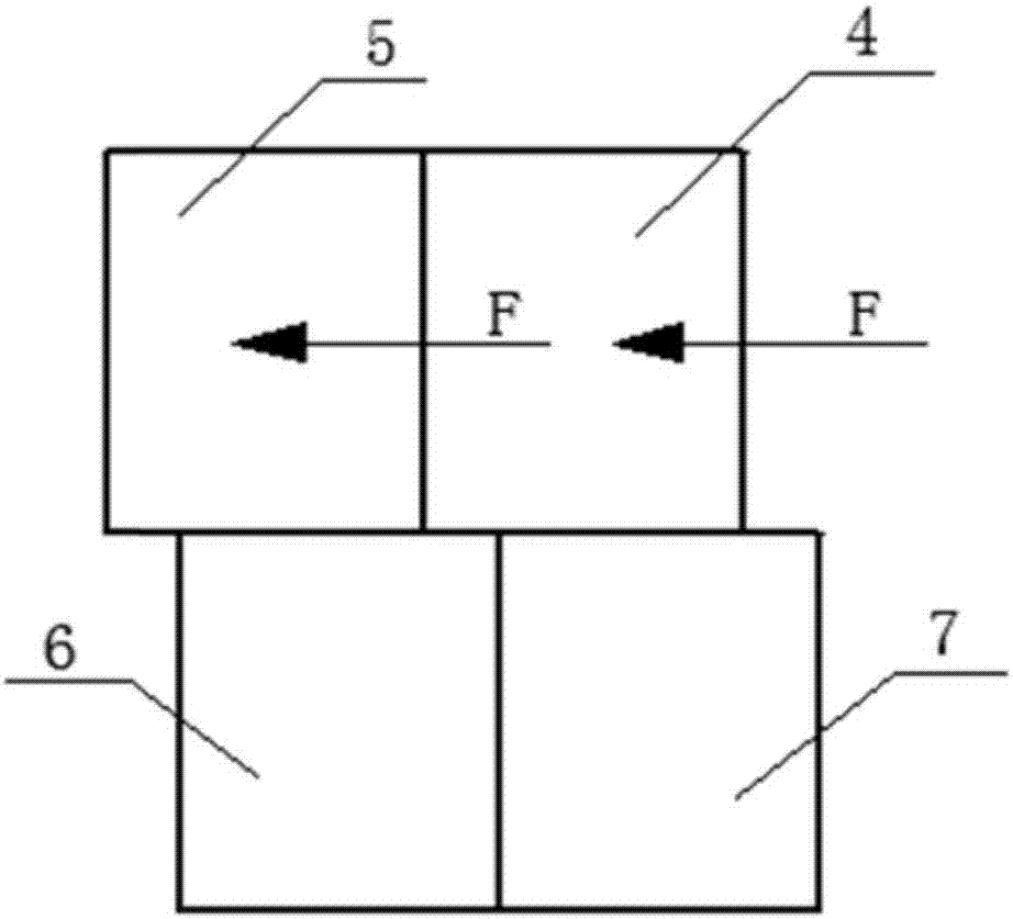 Lining plate structure of ore grinding machine and assembling method of lining plate structure