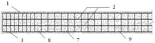 Self-compacting concrete prefabricated hollow plate girder with hybrid fibres instead of reinforcing steel bars and manufacturing method