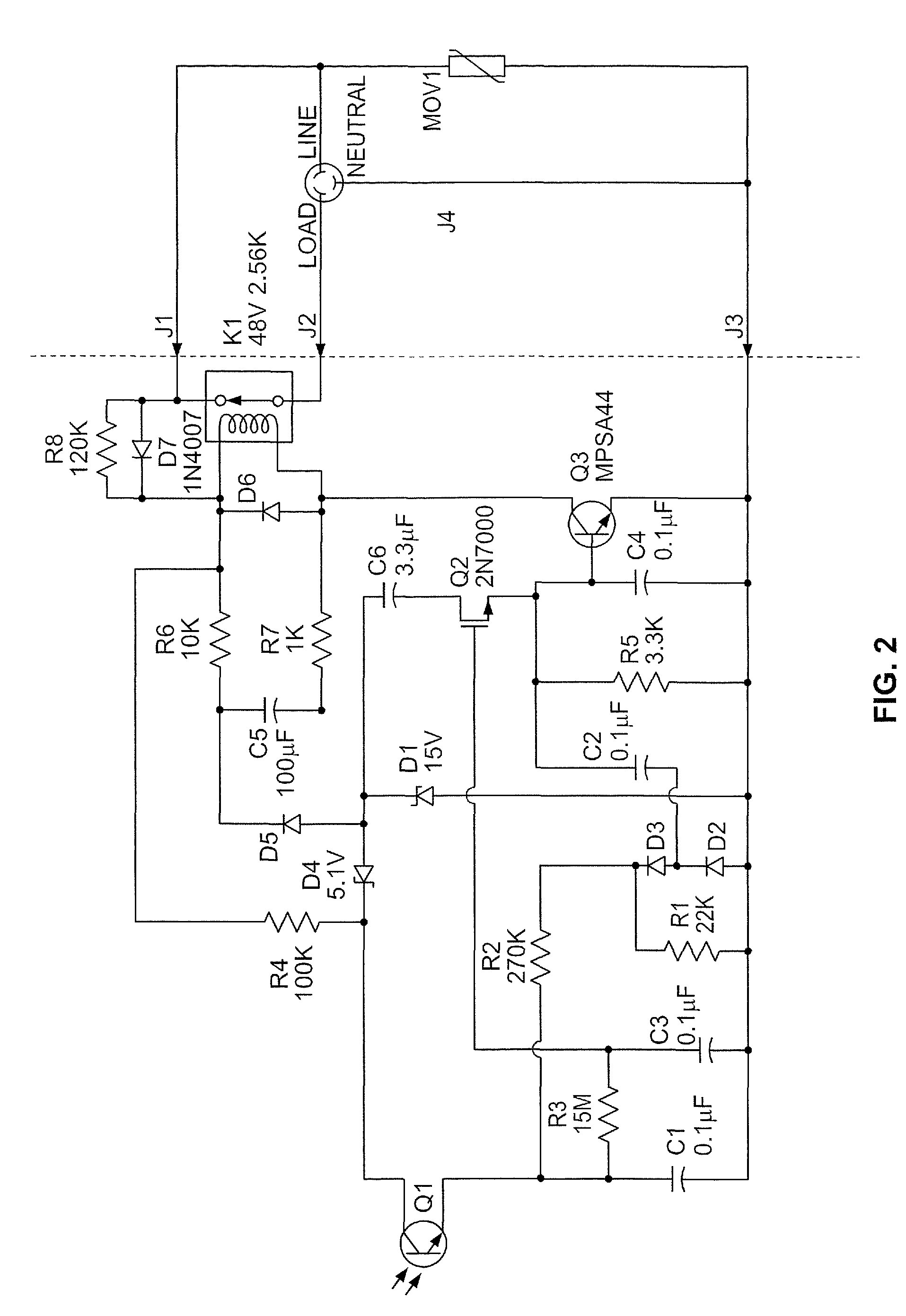 Photosensor circuits including a switch mode power converter
