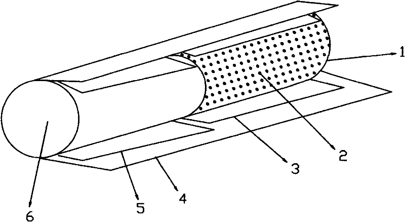Filter stick containing tobacco particles and preparation method thereof