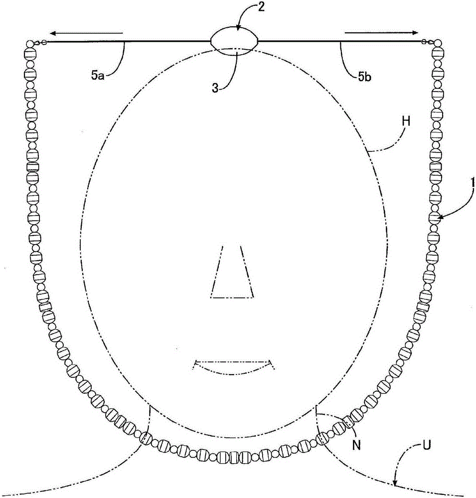 Ring diameter variator for ring-shaped accessory