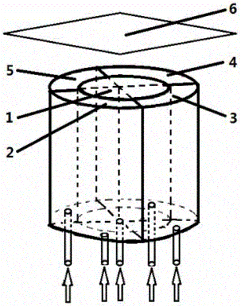 Controllable flame burner and method for synthesizing carbon nano tubes