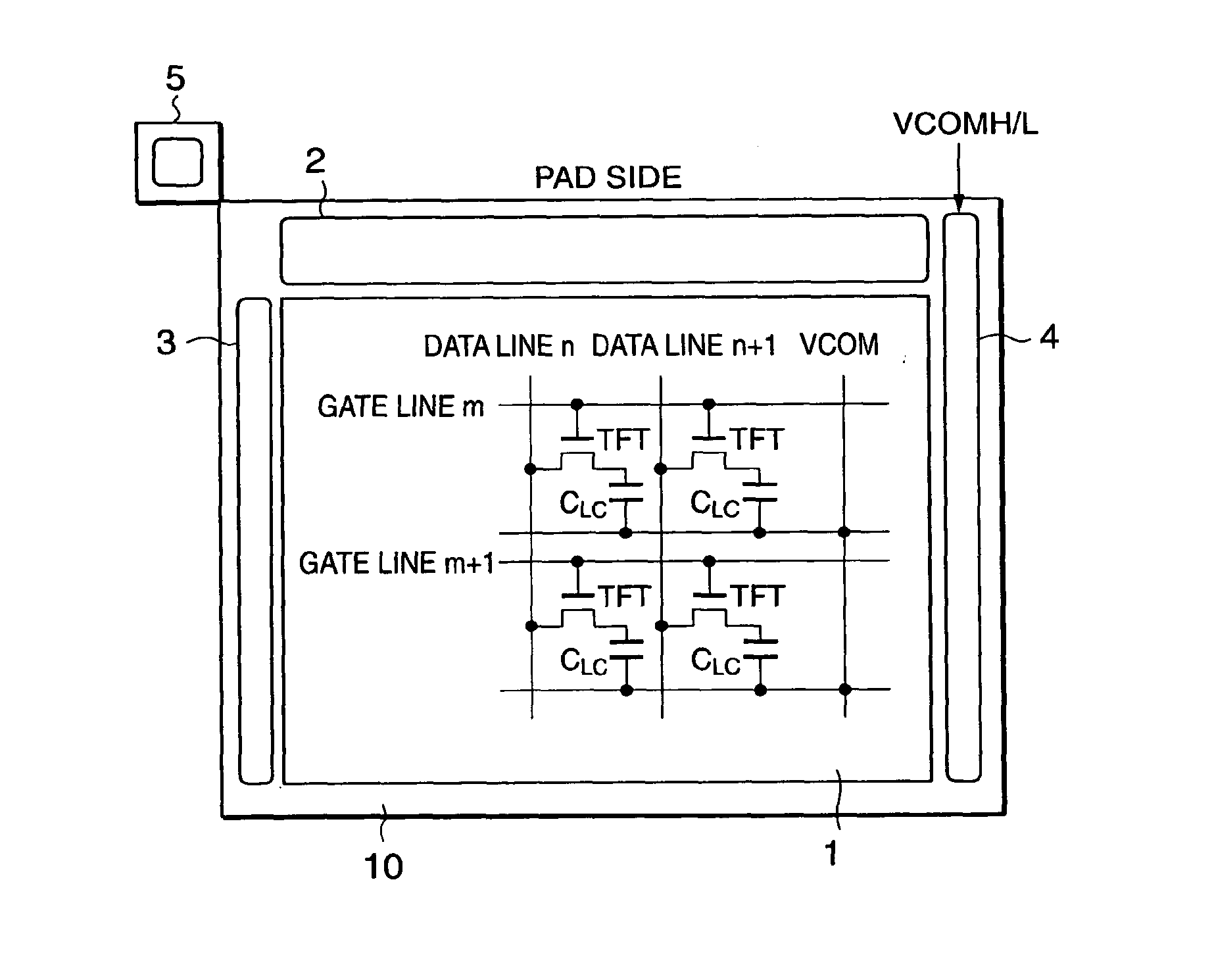 Driving circuit and voltage generating circuit and display unit using the same