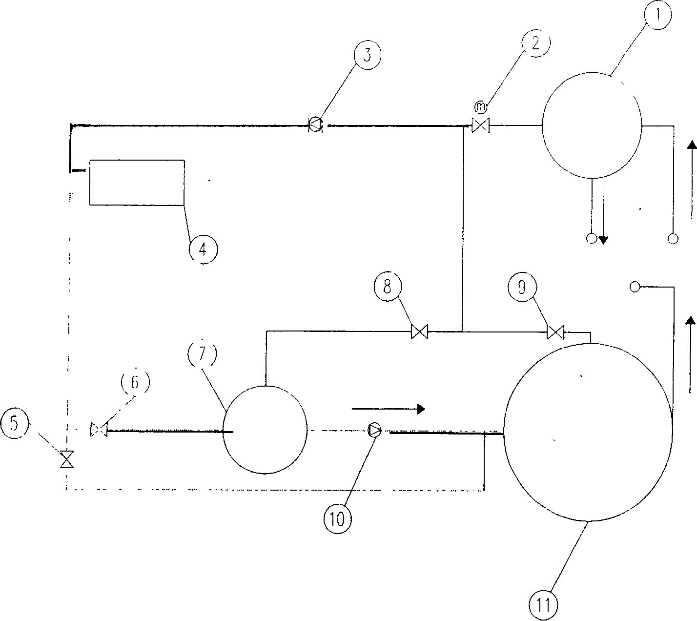 Energy-storage heat pump water heater system for commercial purpose