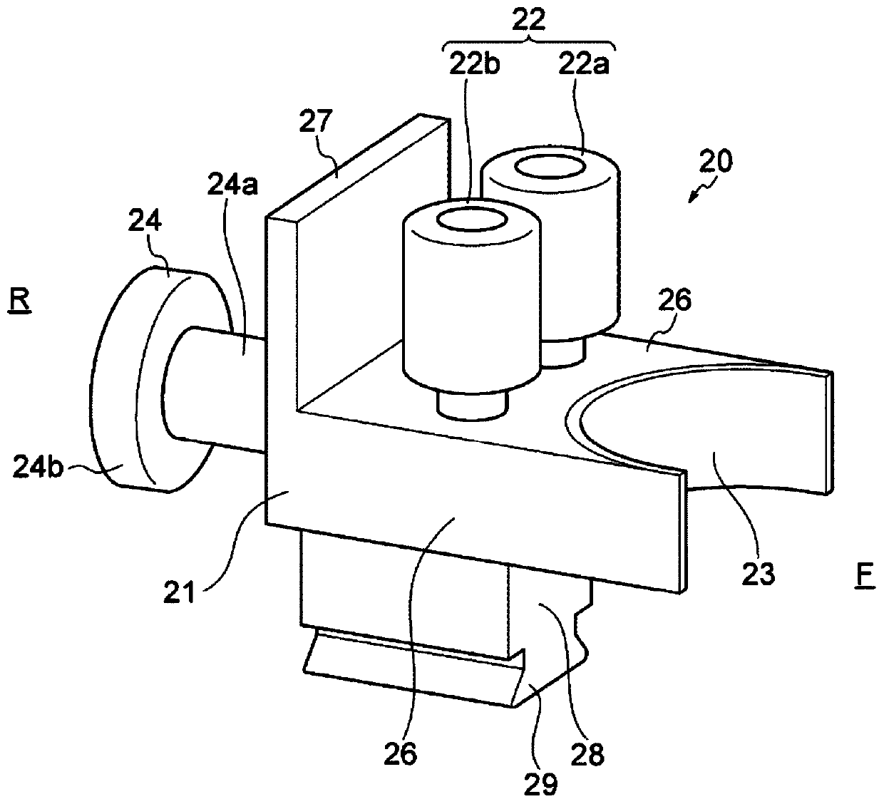 Spindle brake device of spinning machine