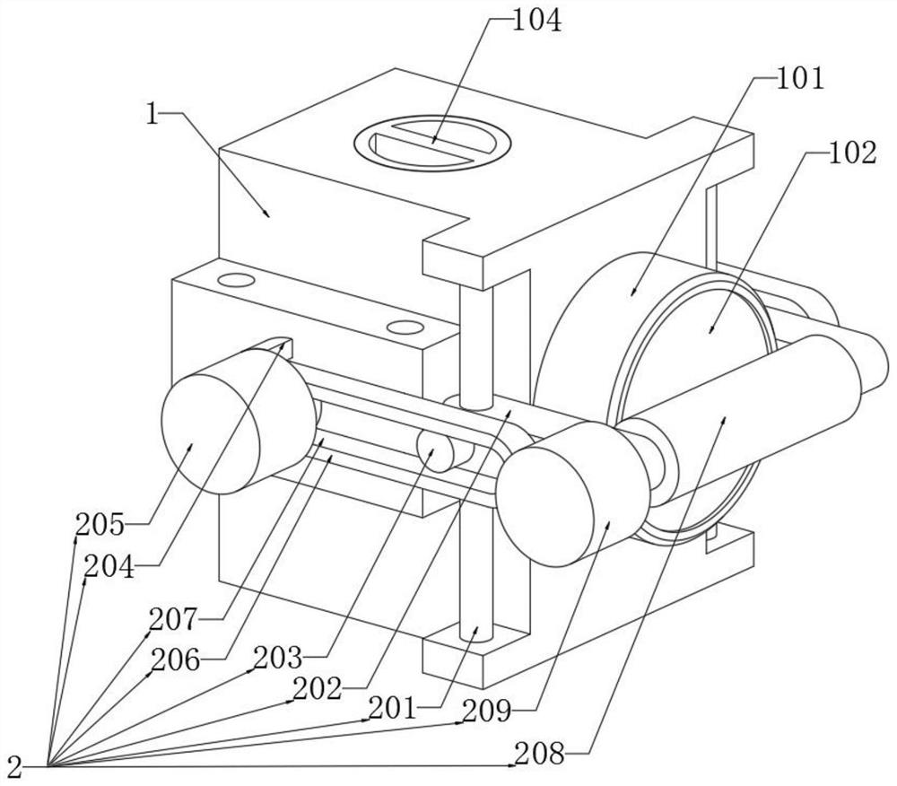 Vehicle-mounted camera cleaning device based on small swing brush