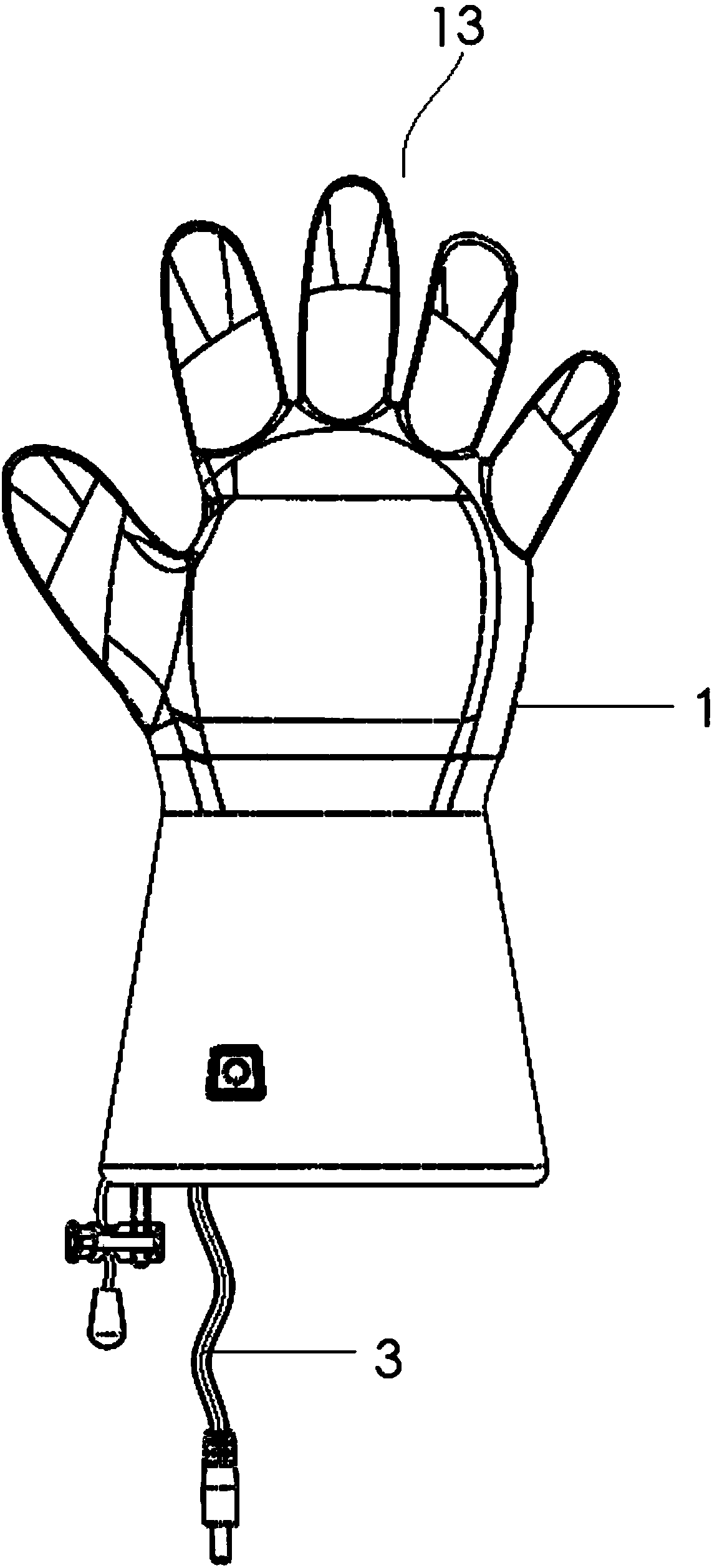 Heating glove