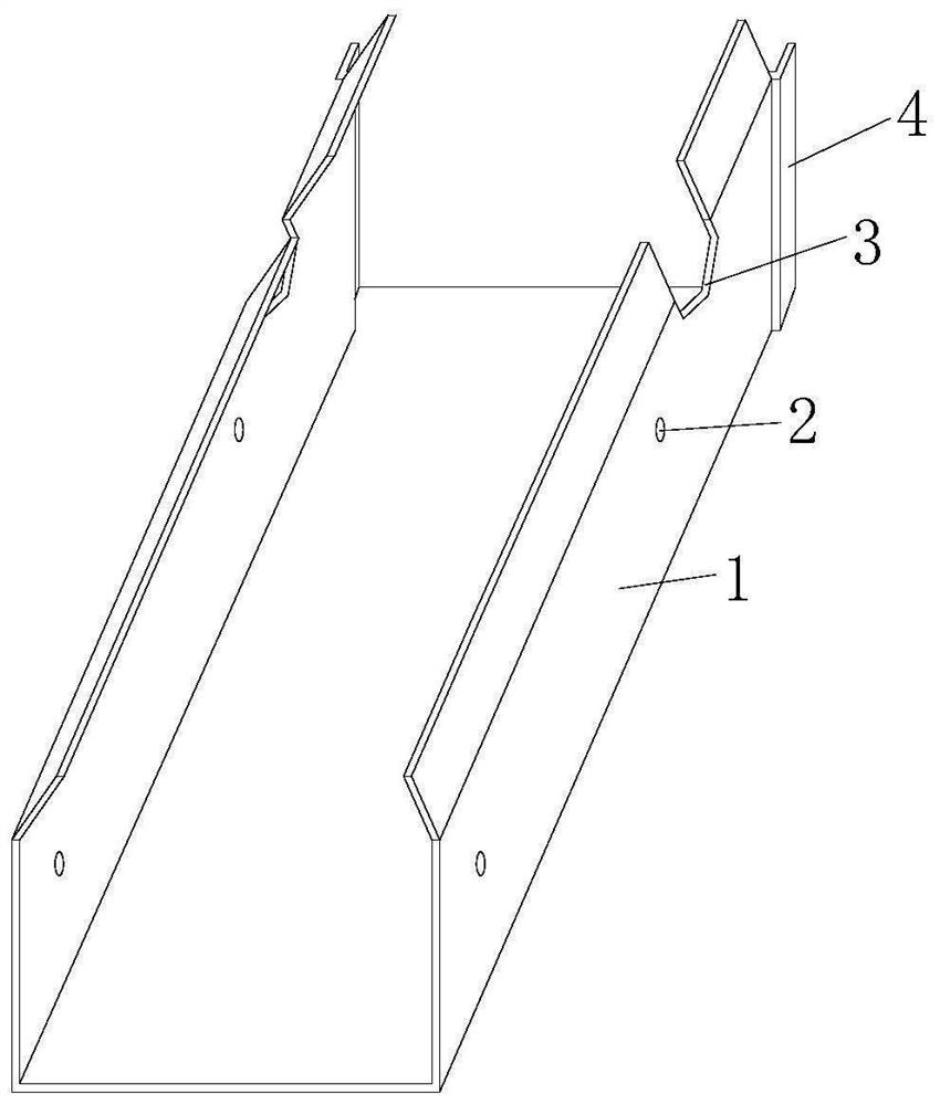 Seamless sinking double-drawing-wire locking type building integrated waterproof photovoltaic support