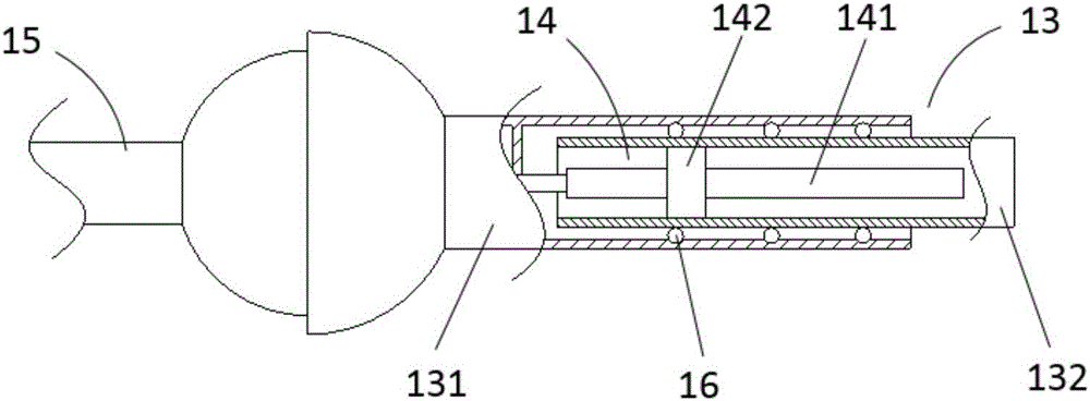 Rotary telescopic mechanical arm capable of rotating omni-directionally