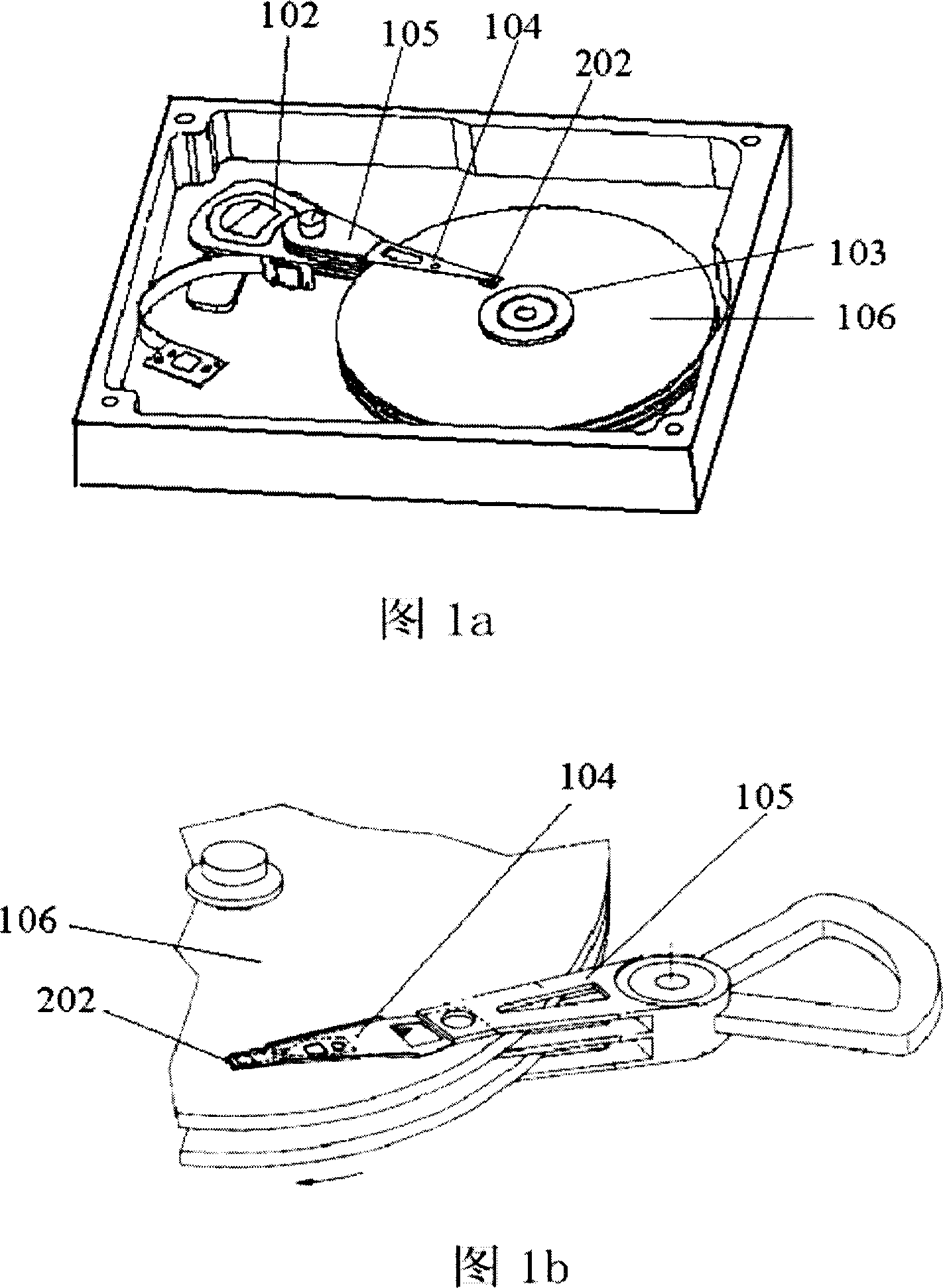 Micro-driver, magnetic-head broken-wafer combination containing it and magnetic-disk driving unit