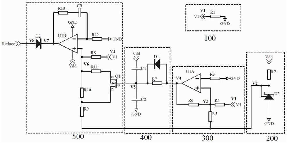 Overcurrent protection circuit and switching power supply