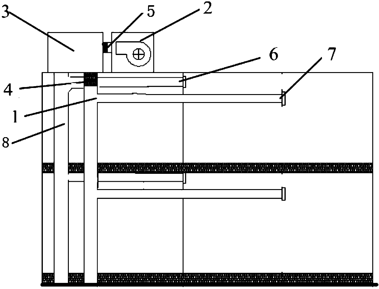 Fresh air reforming system for building flues