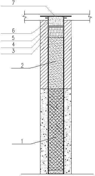 Plugging method for downcomer for well-point dewatering of deep foundation pit