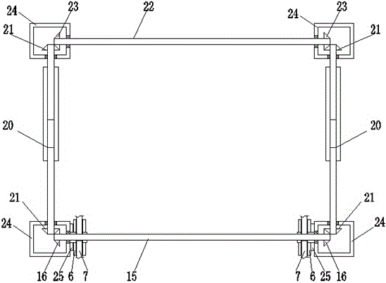 Sowing and fertilizing equipment straddle support ground wheel drive system