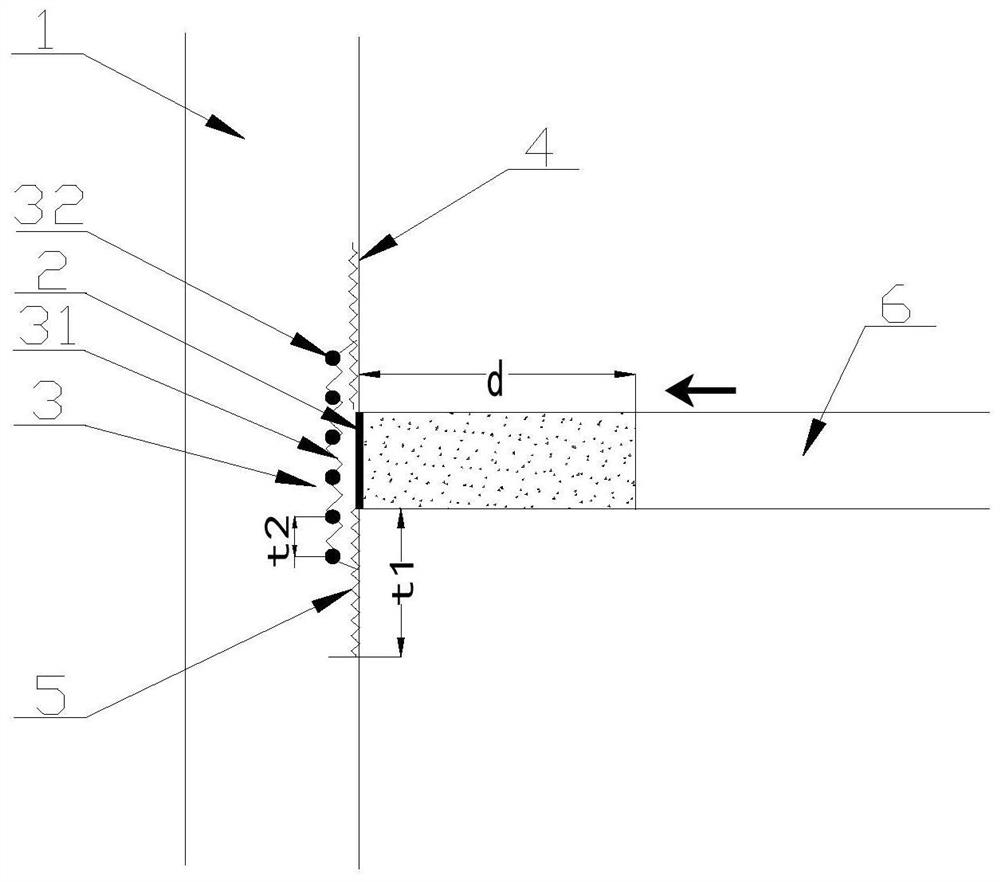 A method for connecting air inlet and return air tunnels