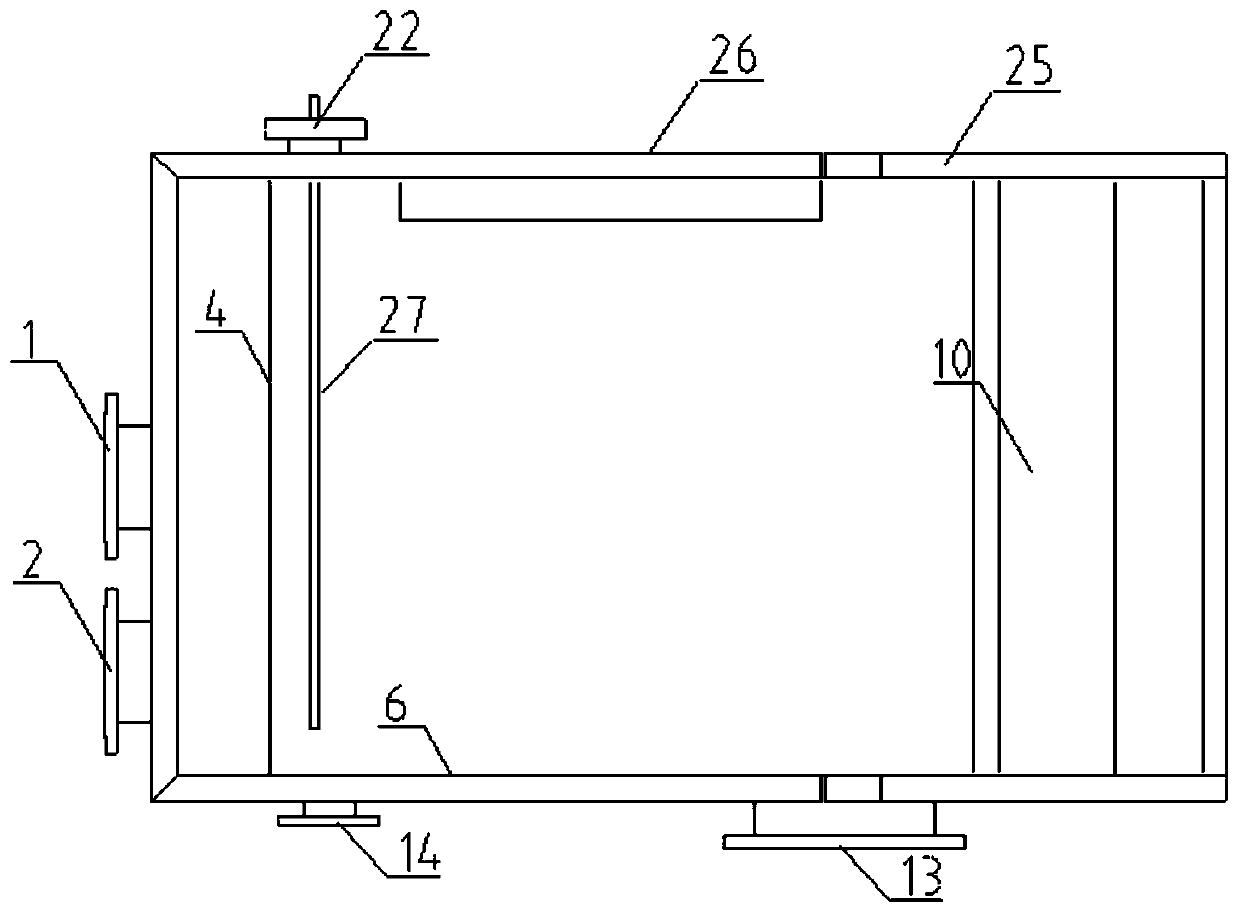 Efficient solid-liquid separation device for sewage