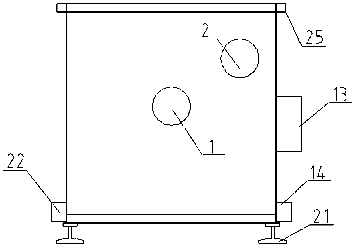 Efficient solid-liquid separation device for sewage