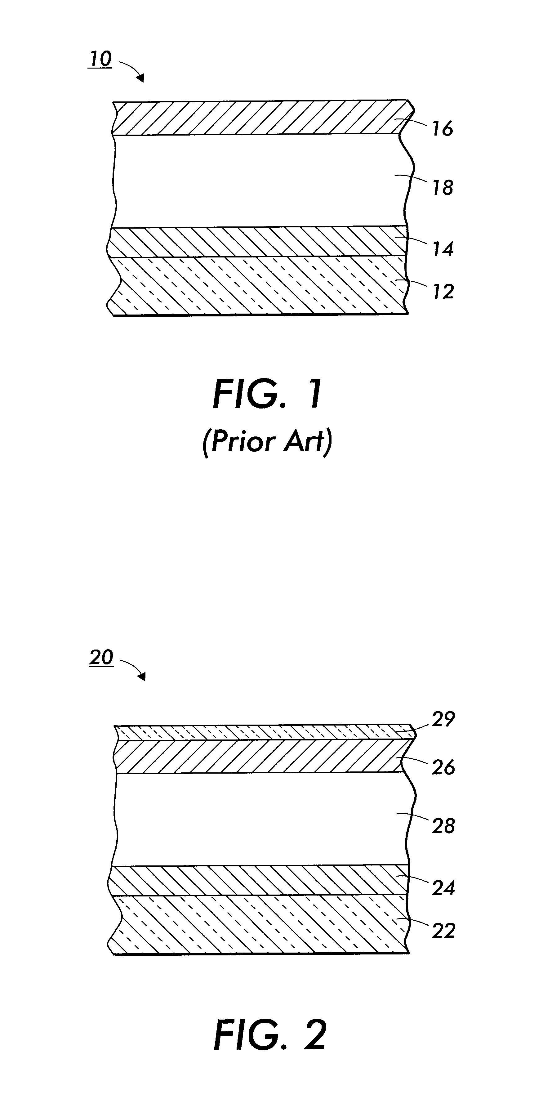 Electroluminescent devices containing thermal protective layers