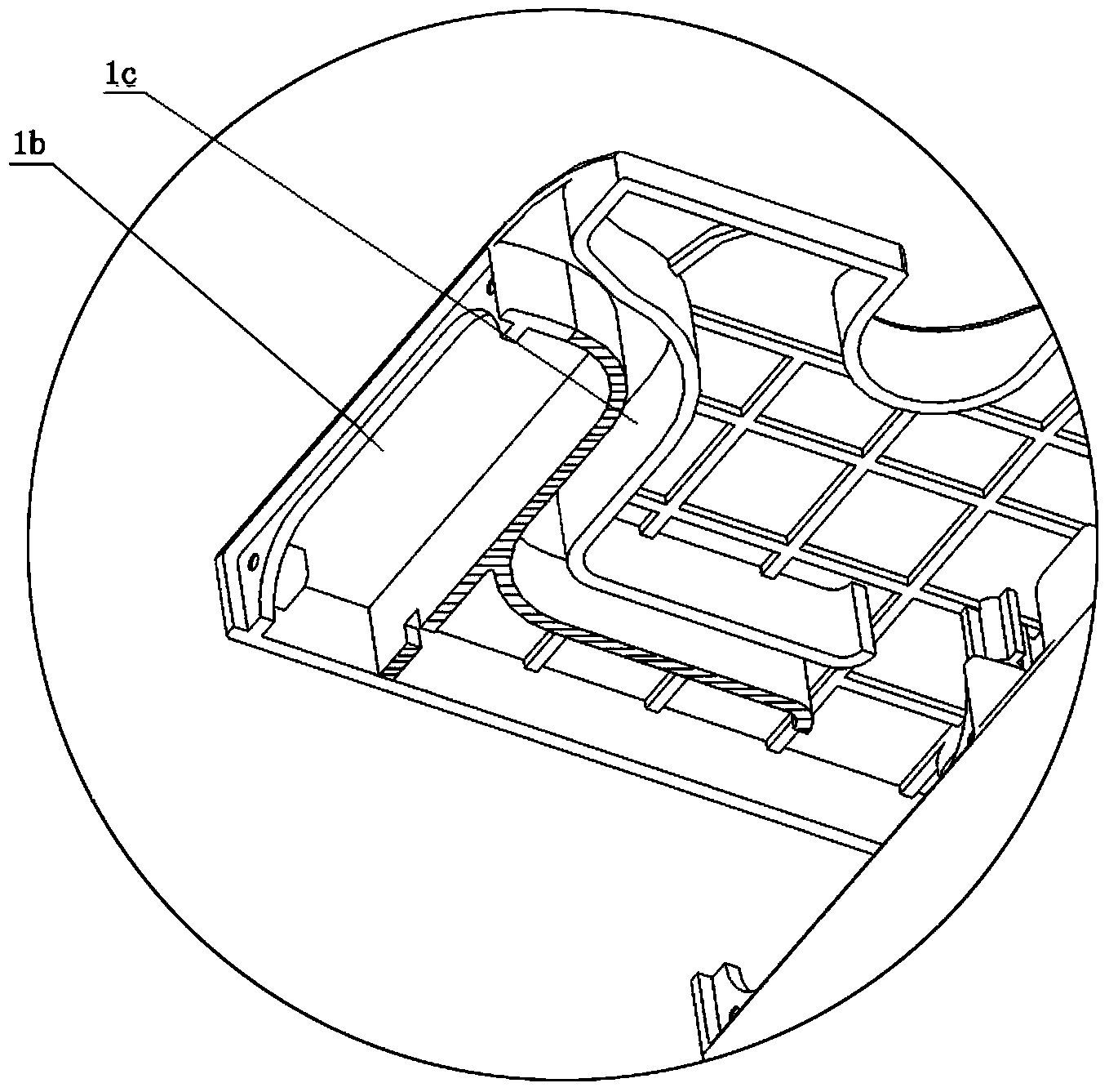 Multipoint excitation source sound box with radiating structure