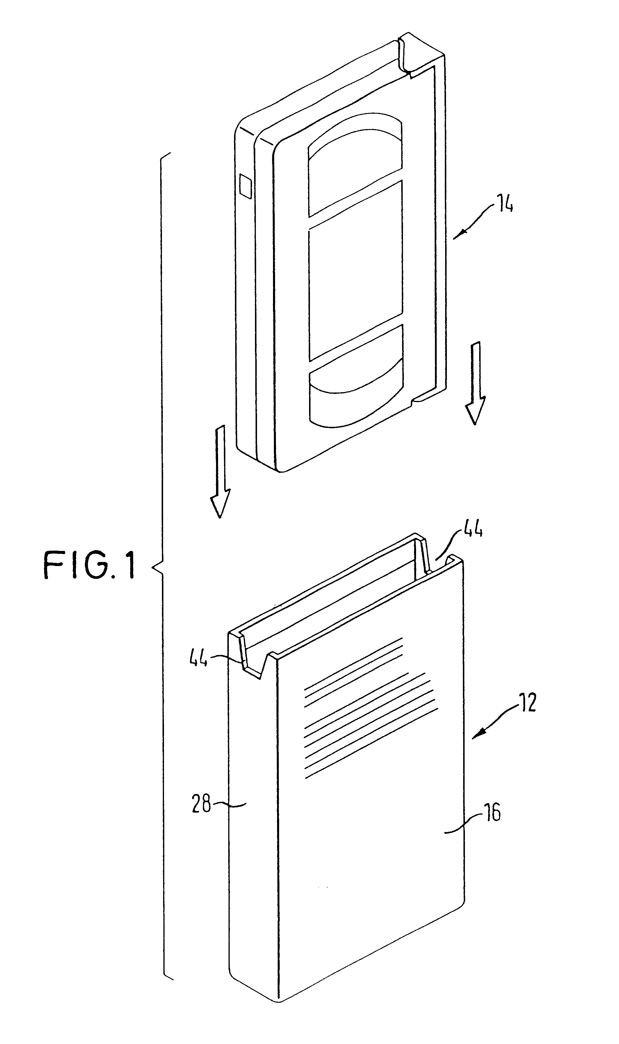 Printable blank of improved durability for forming video cassette boxes