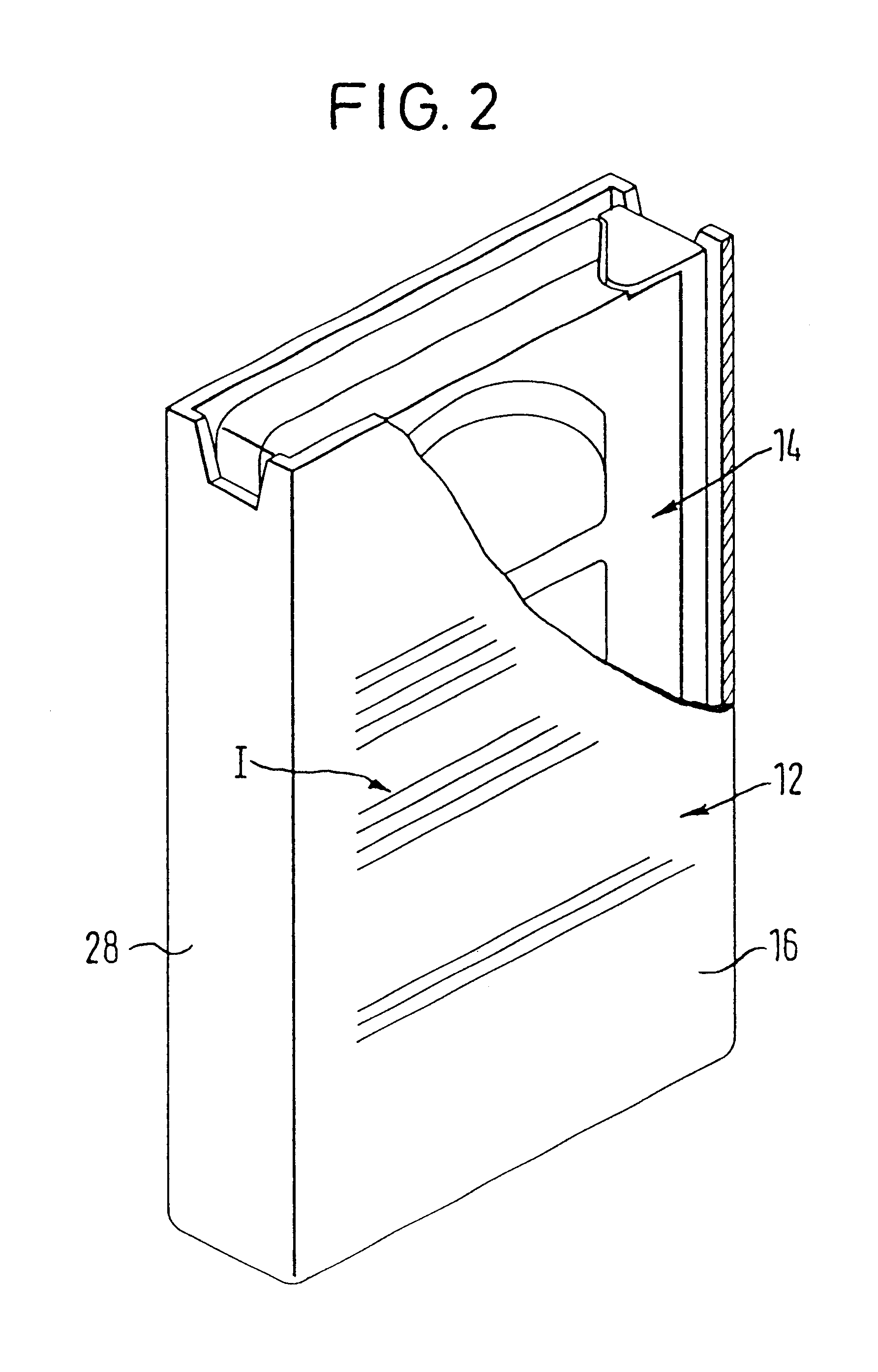 Printable blank of improved durability for forming video cassette boxes