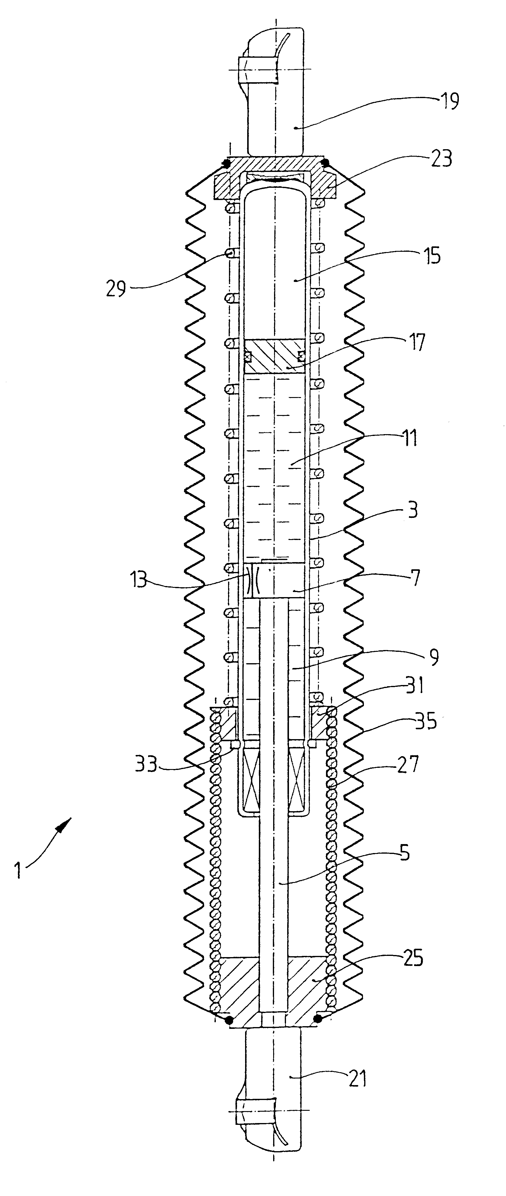 Piston and cylinder assembly