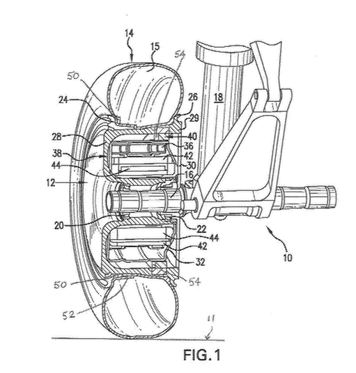 Method for using aircraft wheel tyre pressure to improve aircraft energy efficiency and drive system performance