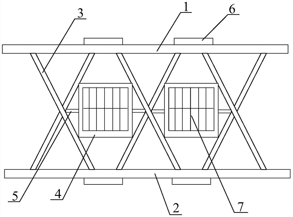 Electric automobile floor of novel improved structure