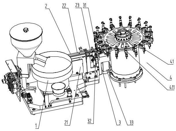 High-precision feeding work station for test/mark/test/tape machine and high-efficiency working method for high-precision feeding work station