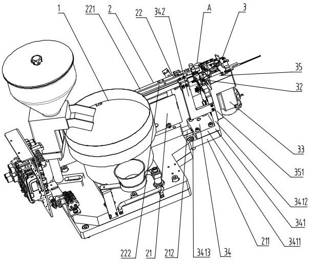 High-precision feeding work station for test/mark/test/tape machine and high-efficiency working method for high-precision feeding work station