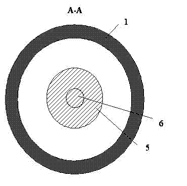 Single shaft controlled type five-degrees-of-freedom (DOF) miniature magnetic bearing