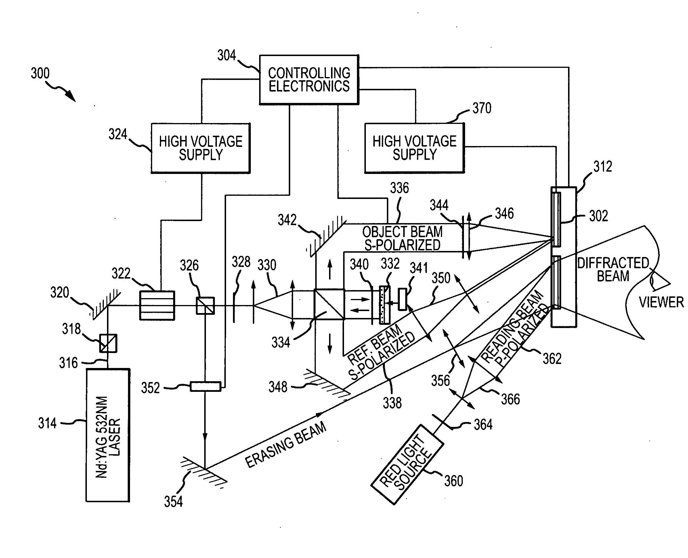 System and Method Using a Voltage Kick-Off to Record a Hologram on a Photorefractive Polymer for 3D Holographic Display and Other Applications