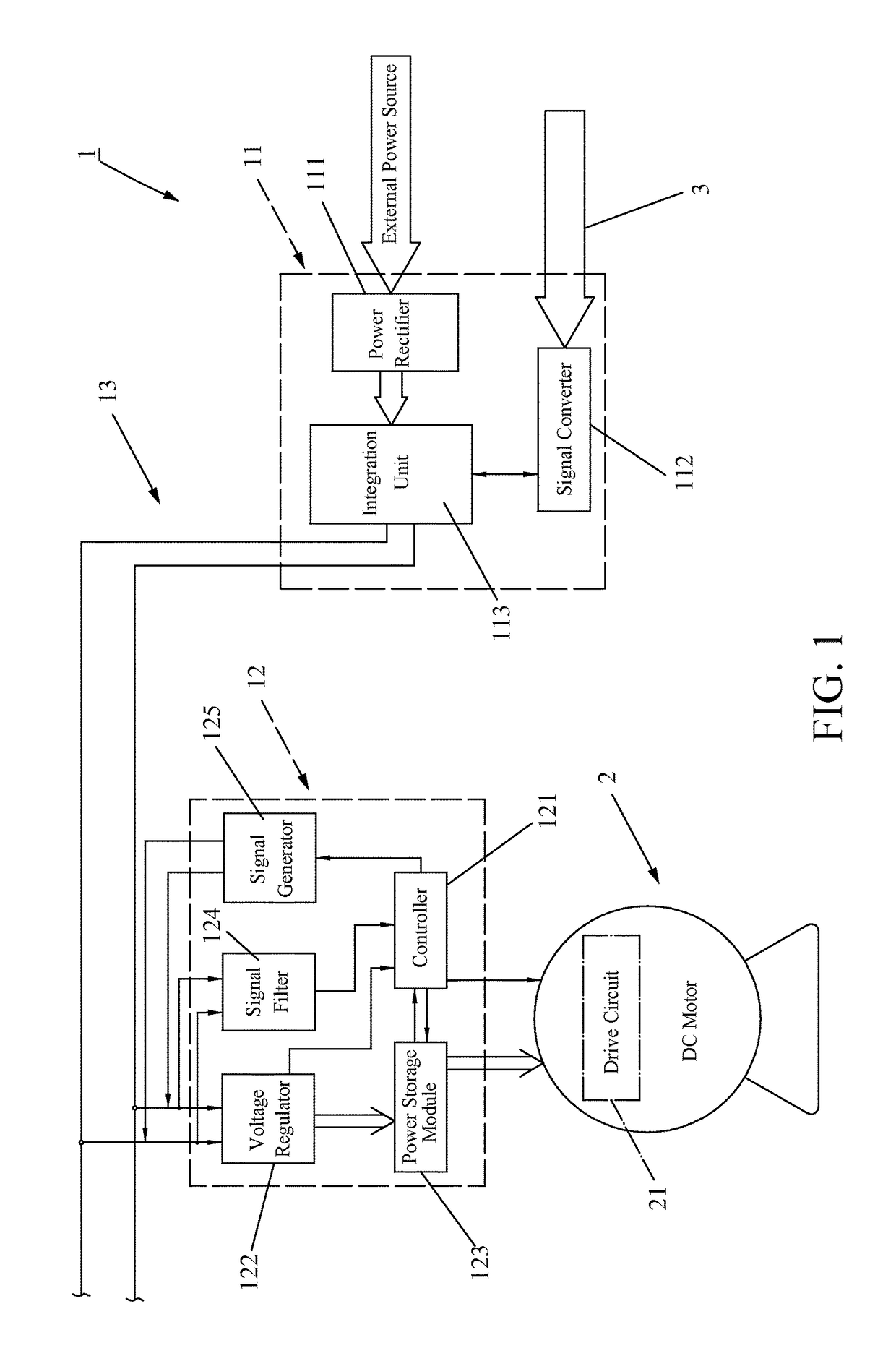 Electrical serially-connected control system