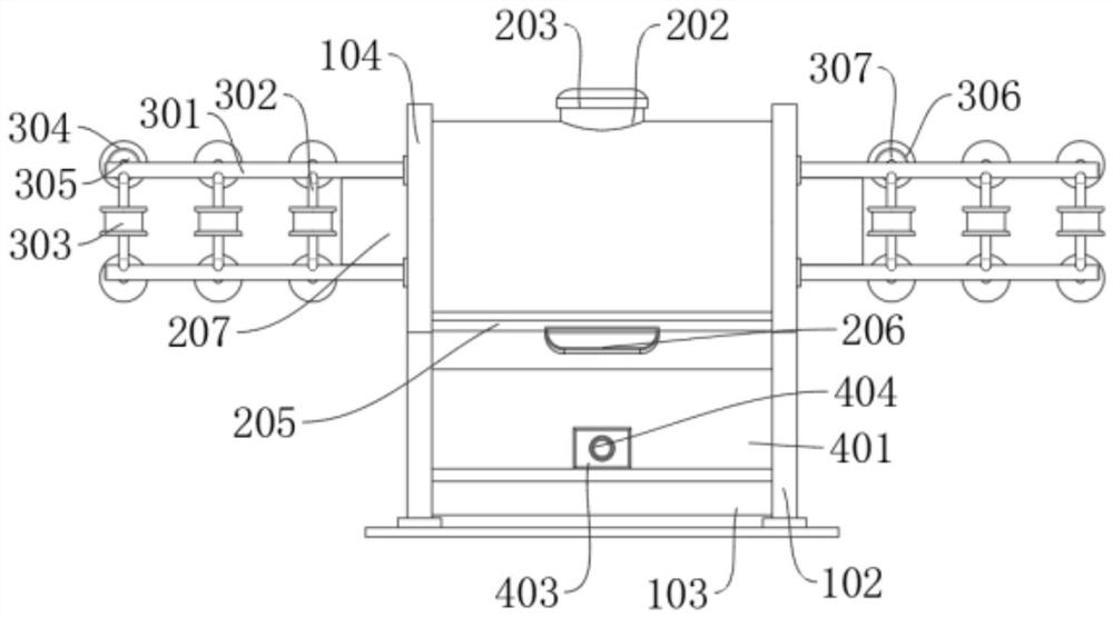 High-strength round chain production polishing device