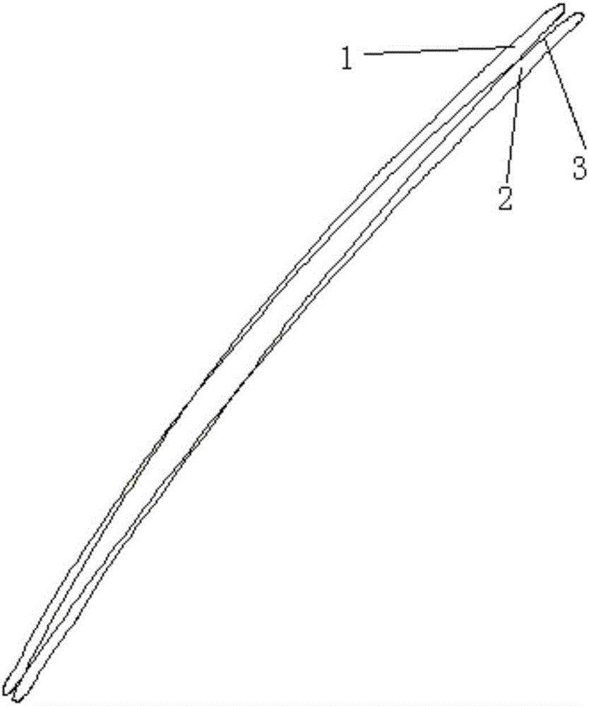 Compensation method for blisk blade profile reverse deformation