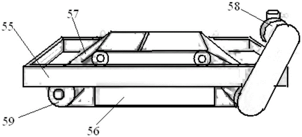 Dissolved air floating machine of urban living garbage treatment system