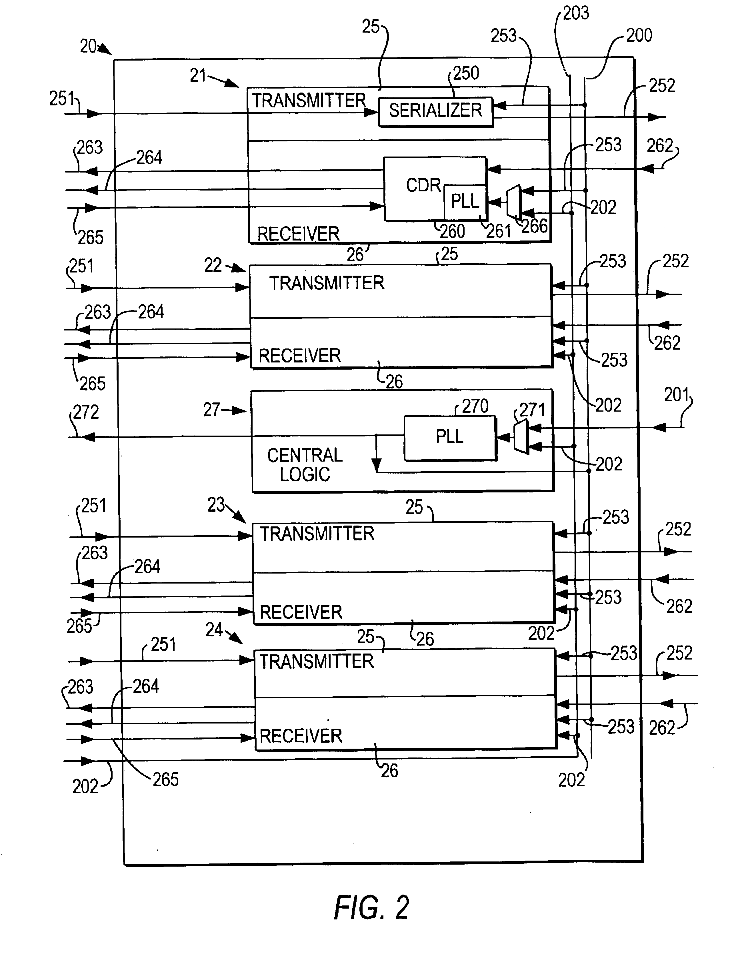Programmable logic device serial interface having dual-use phase-locked loop circuitry