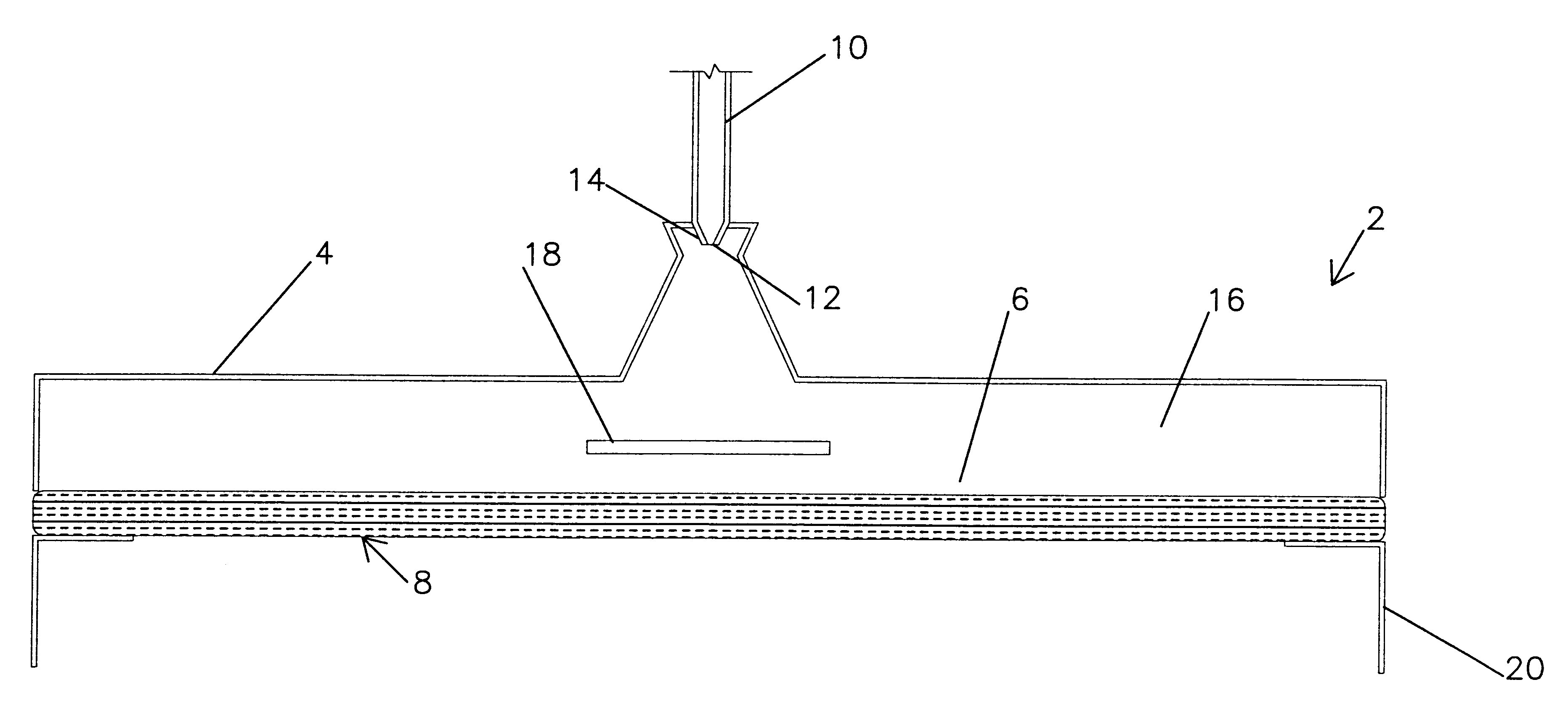 Gas fired radiant heating unit and method of operation thereof