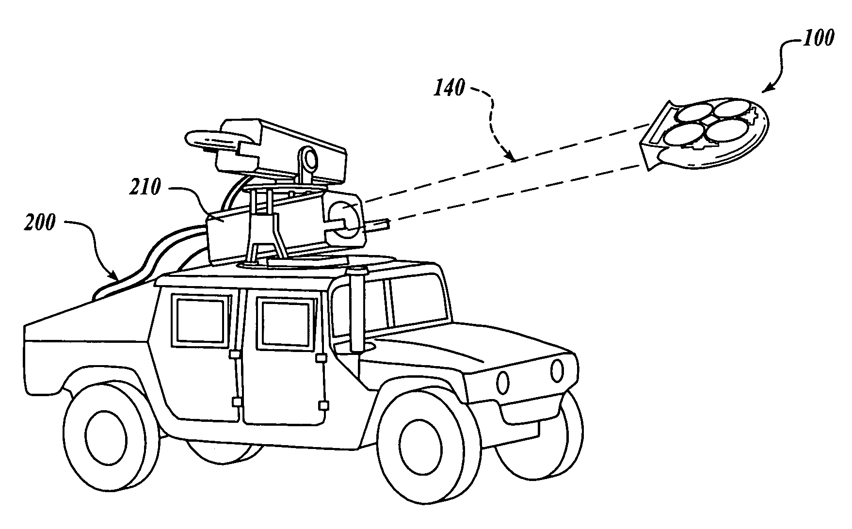 Laser-tethered vehicle