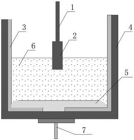 A method for direct electrolysis of titanium-containing electric furnace slag to produce low-titanium aluminum alloy