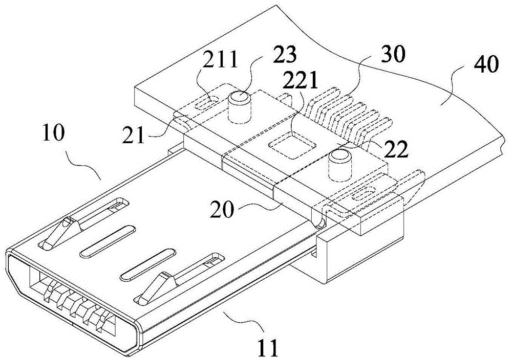 USB connector and USB device