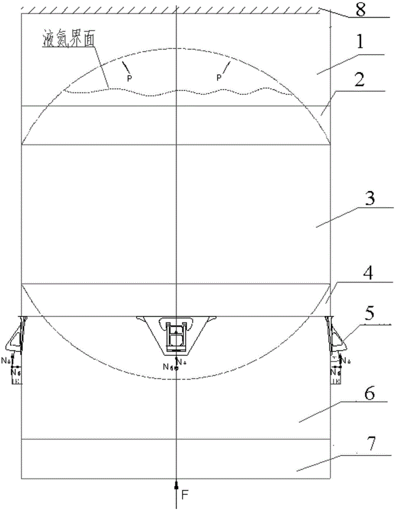 Multi-bonding point high-load inclined pushing-type loading device