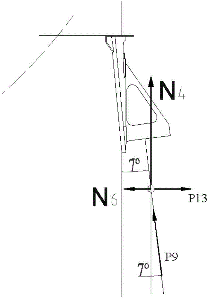 Multi-bonding point high-load inclined pushing-type loading device