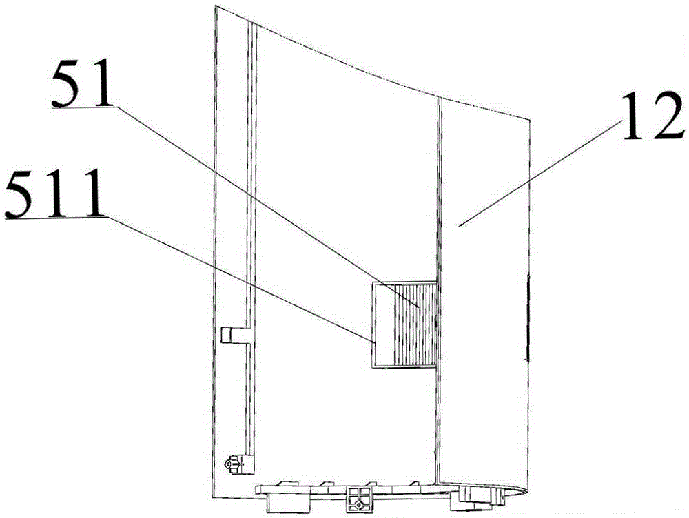 Air outflow structure and air conditioner cabinet with same