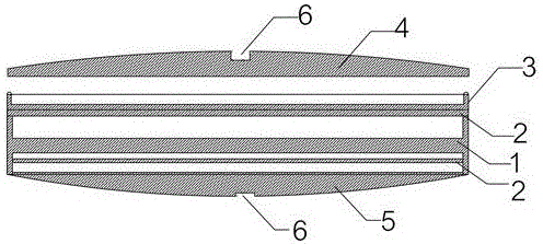 A medical implantable detector provided with a binding groove