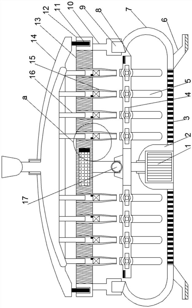 A quantitative control type centrifugal detection device