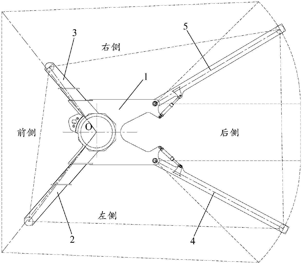 Boom system control method, boom control system and boom equipment