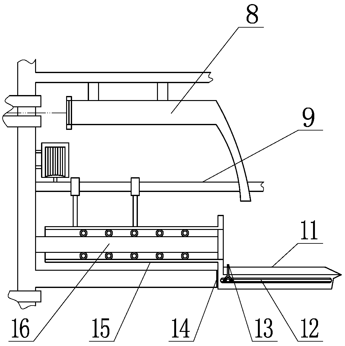 A circulating fluidized bed boiler furnace refractory brick conveying process and equipment
